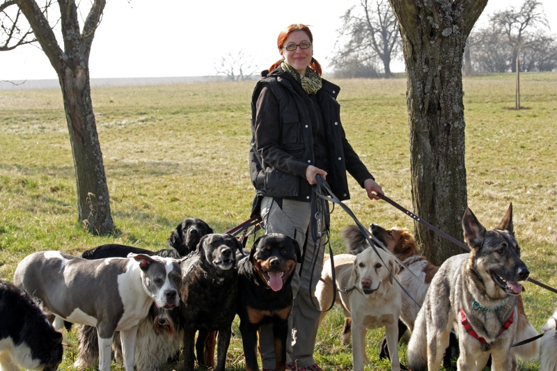 Ramona Rach mit Hunden